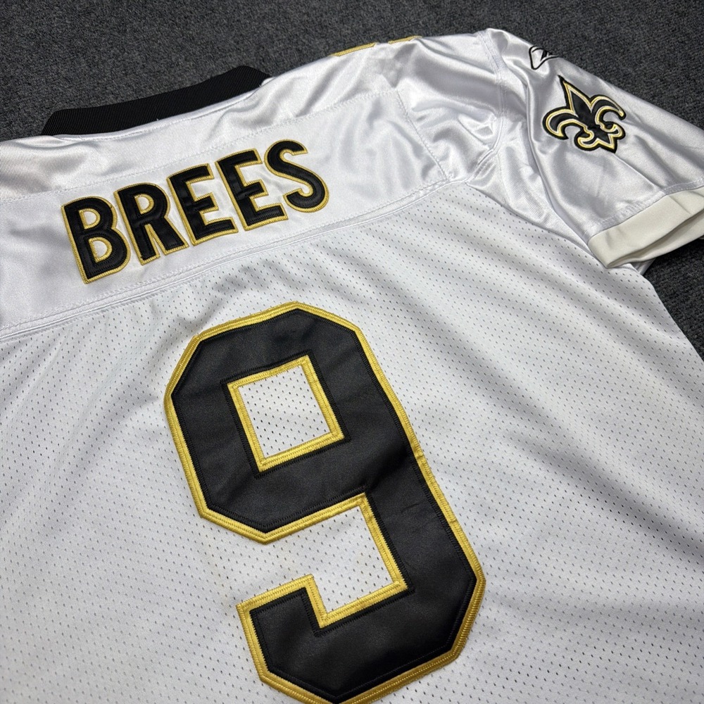 VINTAGE DREW BREES NEW ORLEANS SAINTS REEBOK ONFIELD NFL JERSEY 54 XL STITCHED